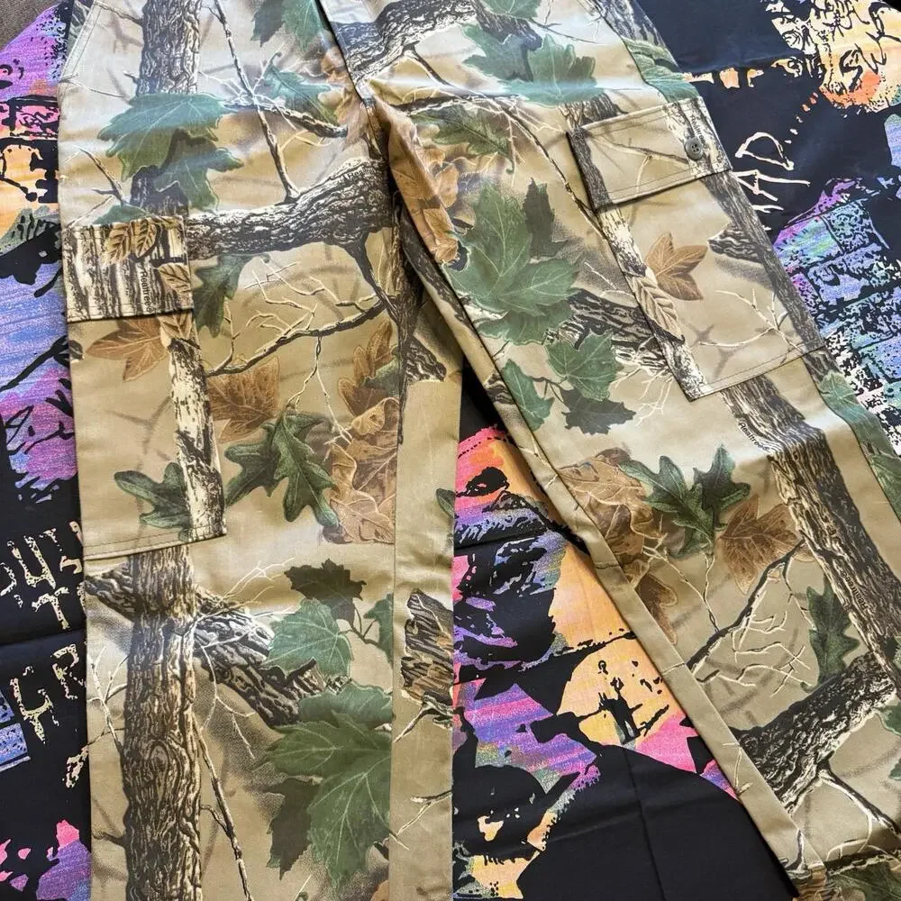 Vintage NWOT 80s Liberty RealTree Camo Hunting Pants Size‎ Mens 38x34 USA - Picture 2 of 8